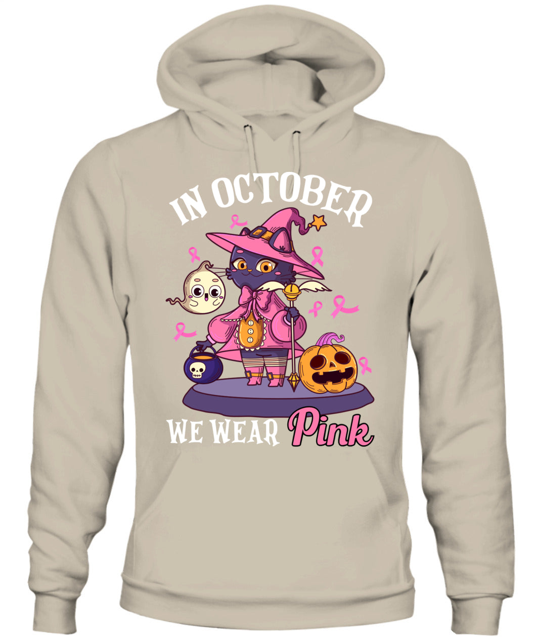 H11 - In October We Wear Pink Pumpkin Plaid T-Shirt