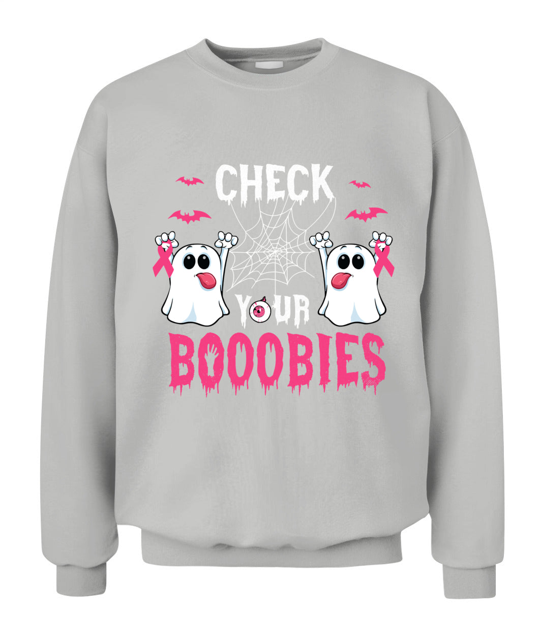 H6 - Halloween Breast Cancer Awareness-Check your Boobies Breast T-Shirt