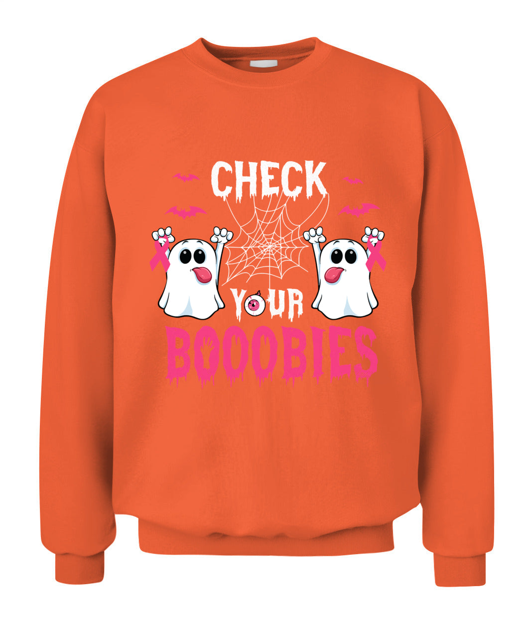 H6 - Halloween Breast Cancer Awareness-Check your Boobies Breast T-Shirt
