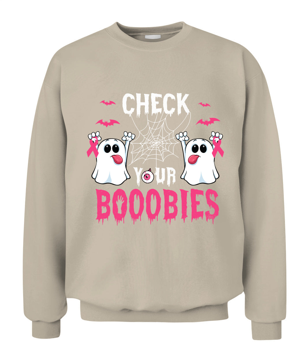 H6 - Halloween Breast Cancer Awareness-Check your Boobies Breast T-Shirt