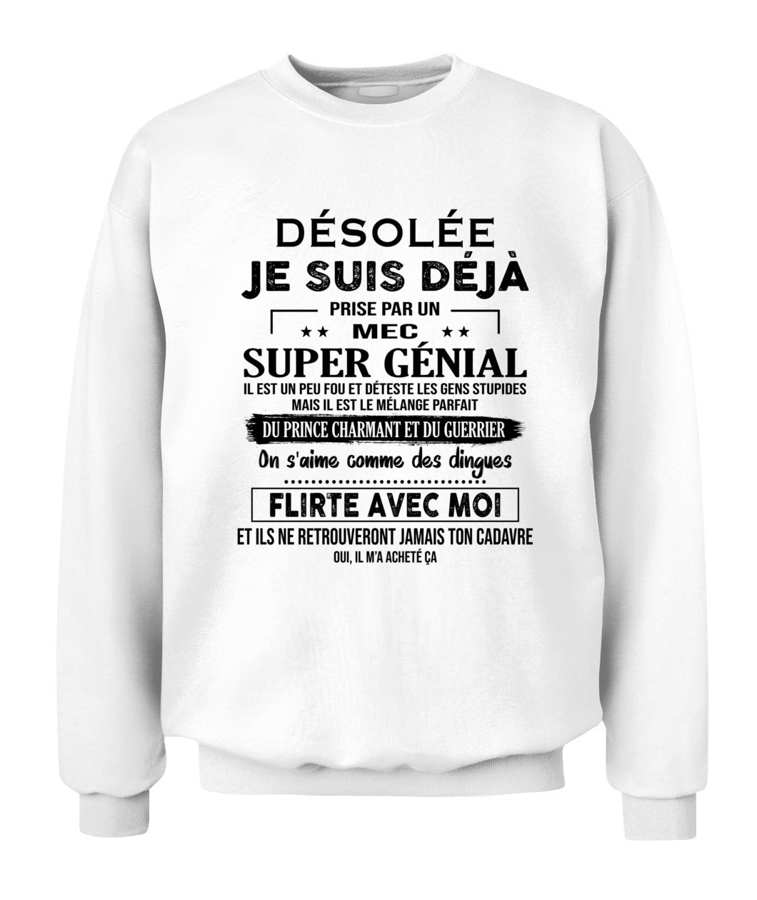 DÉSOLÉE JE SUIS DÉJÀ PRISE PAR UN Fr SKU65 00