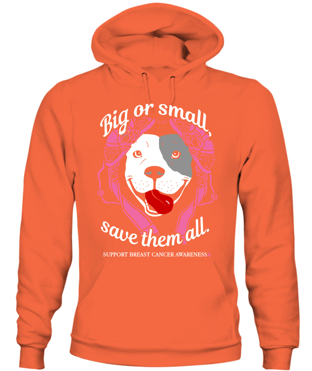 D8-Pitbull Breast Cancer - Big or Small Save them all Classic T-Shirt
