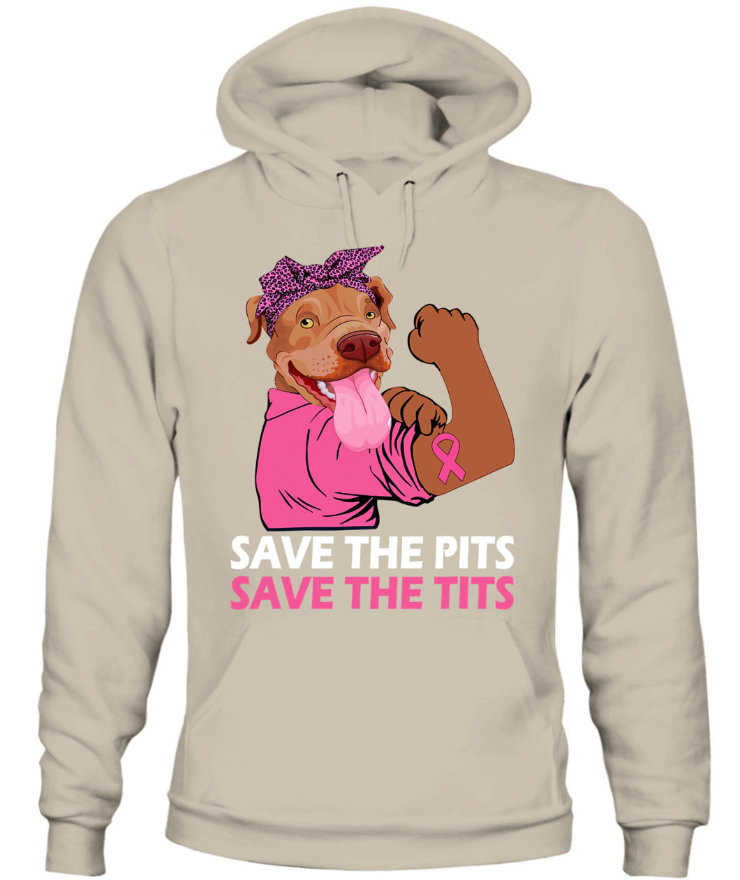 D10-Pitbull Lover Dog Save The Pits Save The Tits Pitbull Dog Breast Cancer Month 406 Pitbulls Classic T