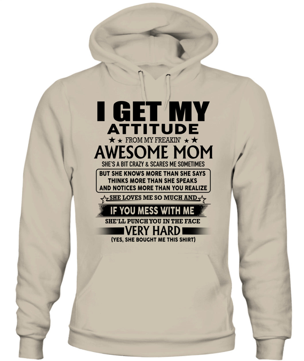 ICH HABE MEINE EINSTELLUNG VON MEINER FANTASTISCHEN MUTTER - Bur - GESCHENKE FÜR MÜTTER