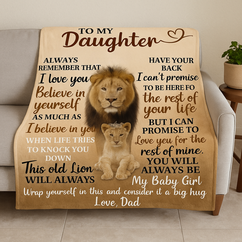 Special Gift For Your Daughter Blanket - BLANKETS FROM DAD 085