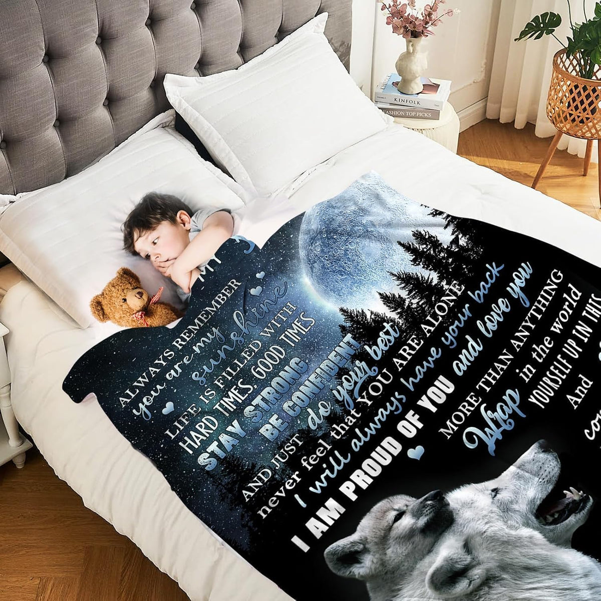Special Gift For Your Son Blanket - BLANKETS FROM MOM 93