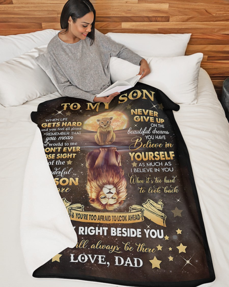 BLANKET FOR SON FROM DAD – COMFORT & WARMTH GIFT - BLANKETS FROM DAD 043