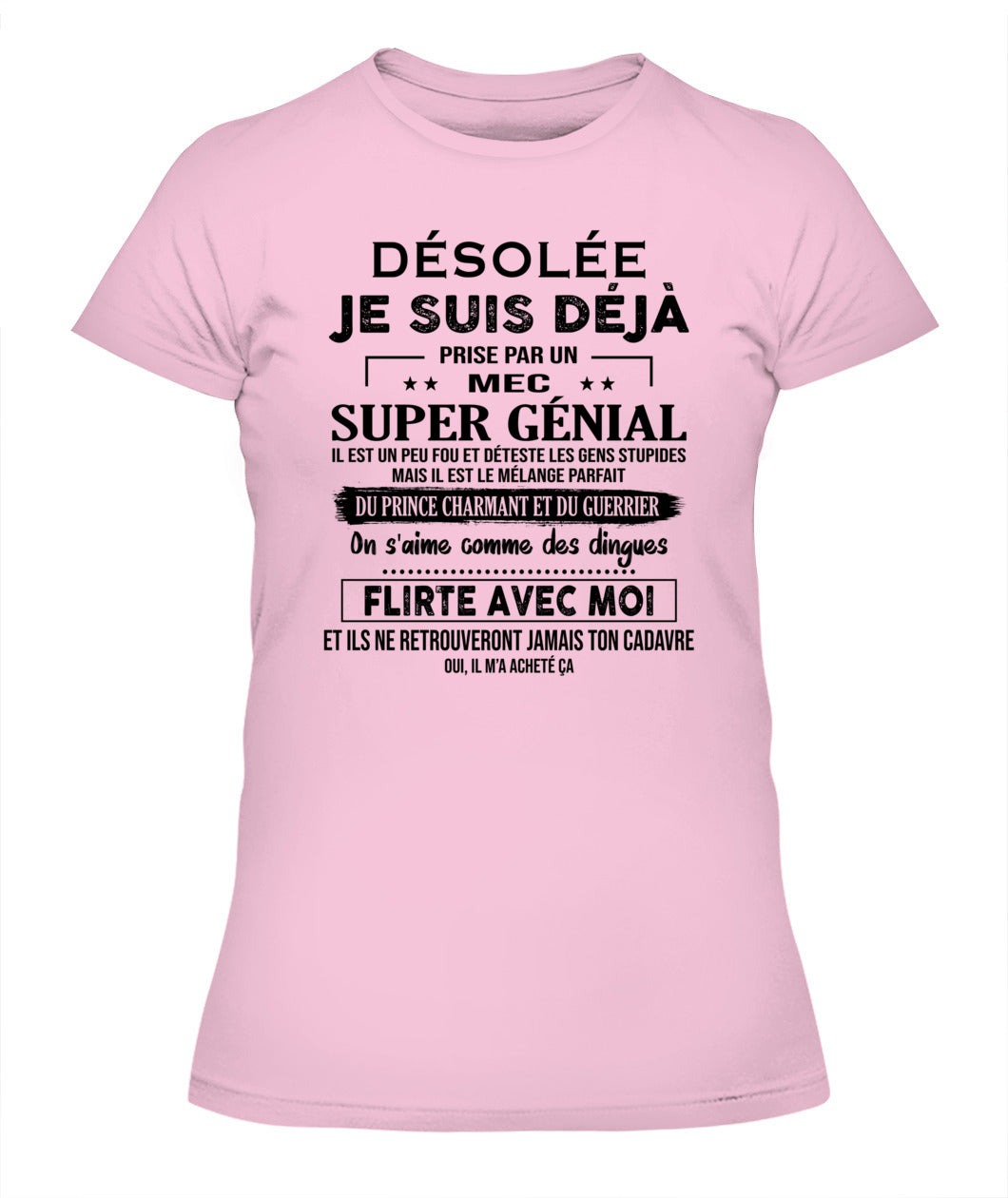 DÉSOLÉE JE SUIS DÉJÀ PRISE PAR UN Fr SKU65 00