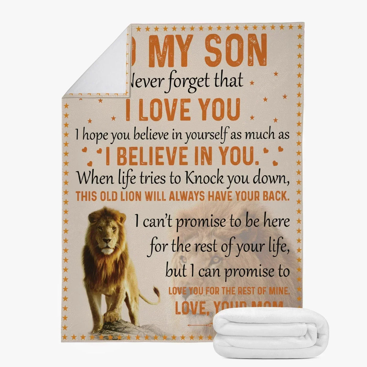 Son Never Forget Blanket - BLANKETS FROM MOM 159