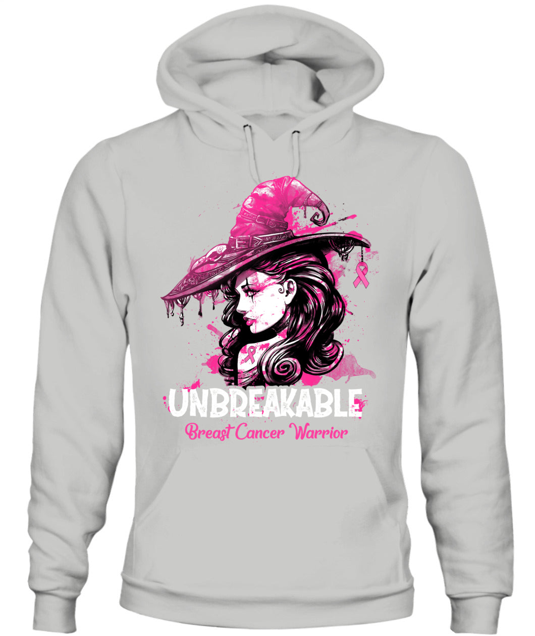 H3 - Halloween Breast Cancer Warrior Unbreakable T-Shirt