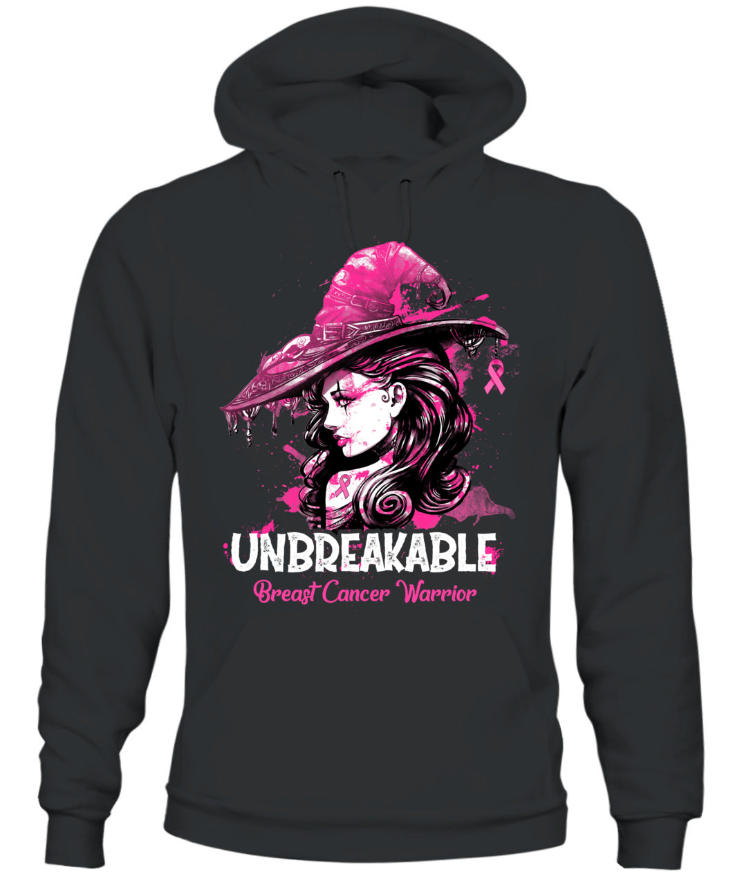 H3 - Halloween Breast Cancer Warrior Unbreakable T-Shirt