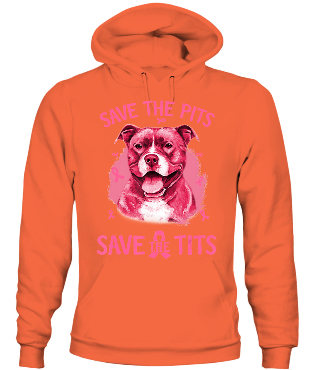 D3-Breast Cancer Save The Pits Save The Tits Pitbull Dog Classic T-Shirt
