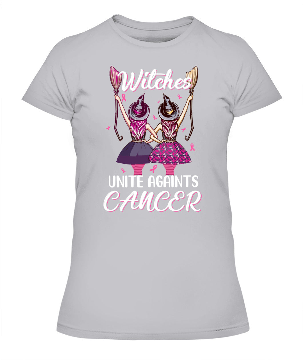 Witches Unite Against Breast Cancer Wear Pink Halloween Classic T-Shirt Essential T-Shirt