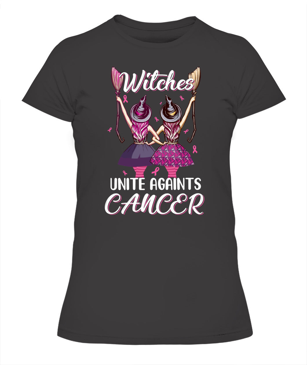 Witches Unite Against Breast Cancer Wear Pink Halloween Classic T-Shirt Essential T-Shirt