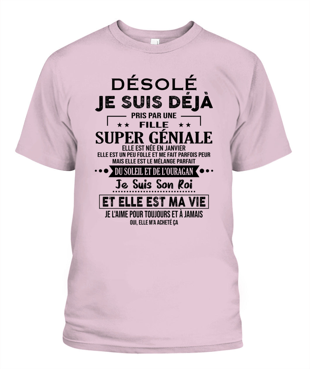 Désolé, je suis déjà à 1.