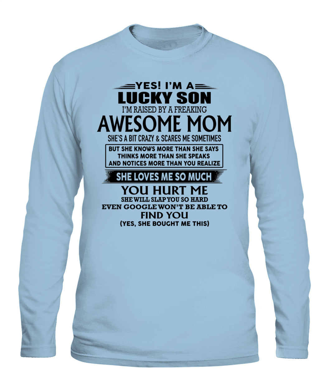 Yes i am lucky son