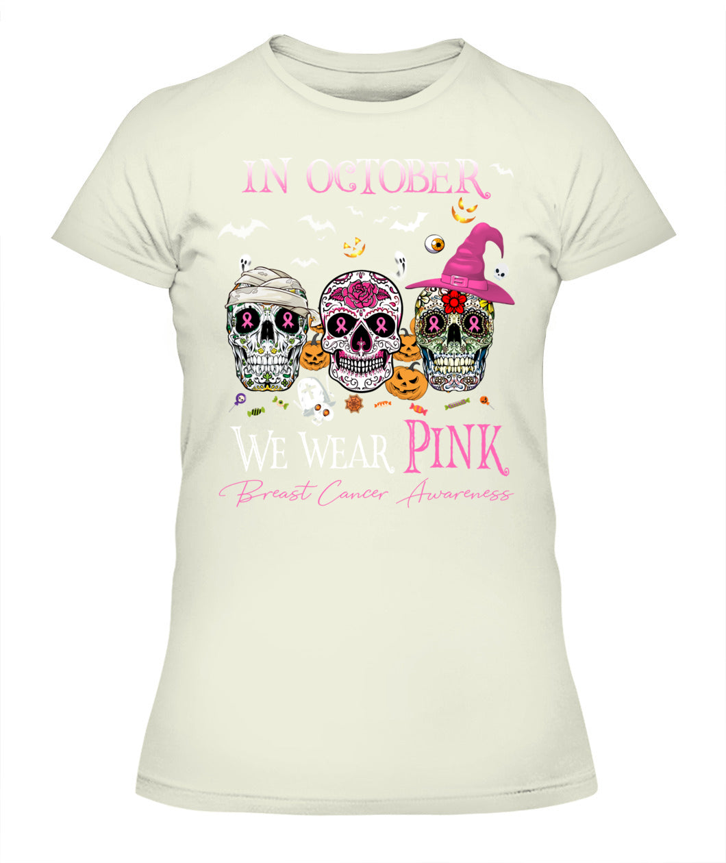 H7 - In October We Wear Pink Breast Cancer Awareness T-Shirt