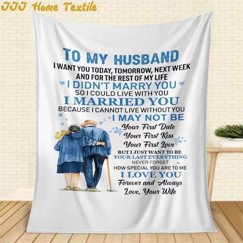 Special Gift For Your Husband Blanket - BLANKETS FROM WIFE 25