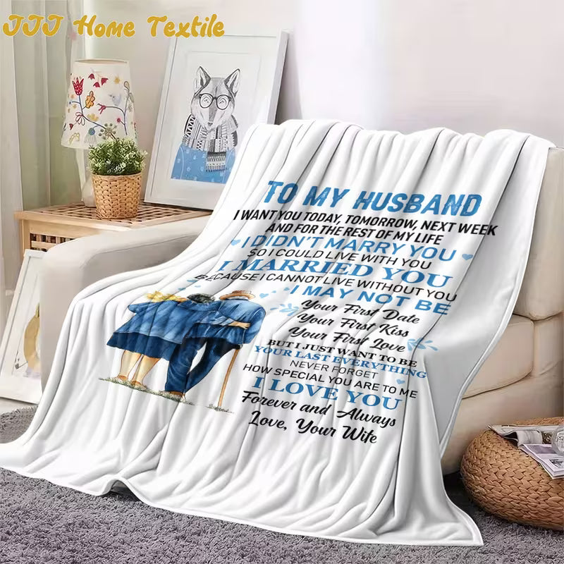 Special Gift For Your Husband Blanket - BLANKETS FROM WIFE 25