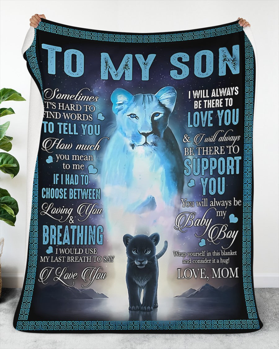 Special Gift For Your Son Blanket - BLANKETS FROM MOM 30