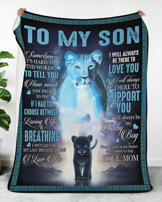 Special Gift For Your Son Blanket - BLANKETS FROM MOM 30