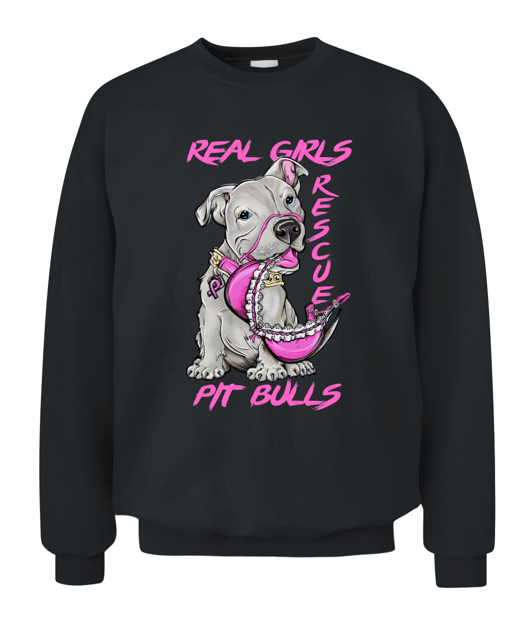 D14-Real Girls Rescue Pit Bulls Classic T-Shirt