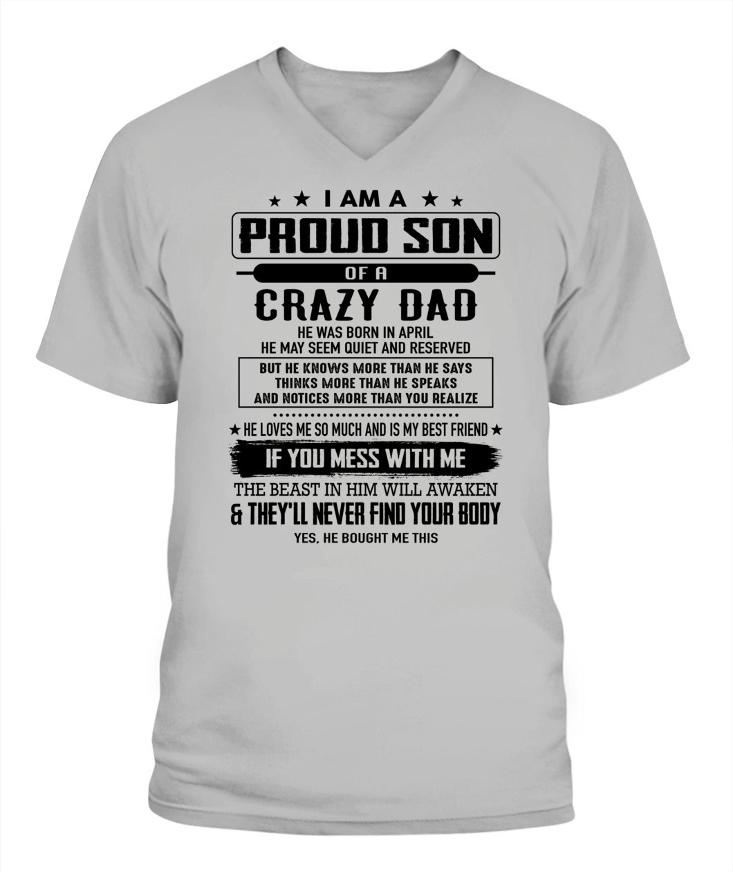 I AM A PROUD SON OF A CRAZY DAD 04