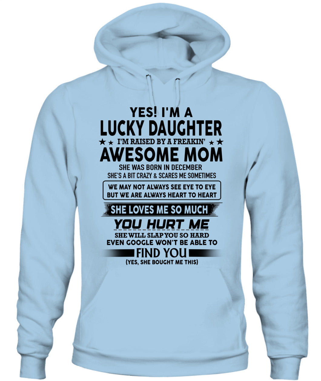 YES IM A LUCKY DAUGHTER IM RAISED BY A FREAKIN 12