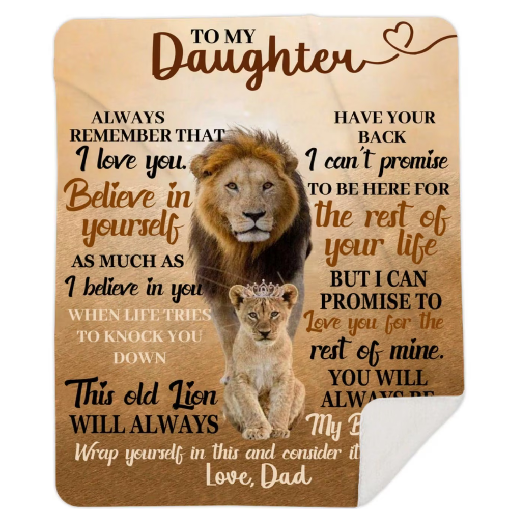 Special Gift For Your Daughter Blanket - BLANKETS FROM DAD 085