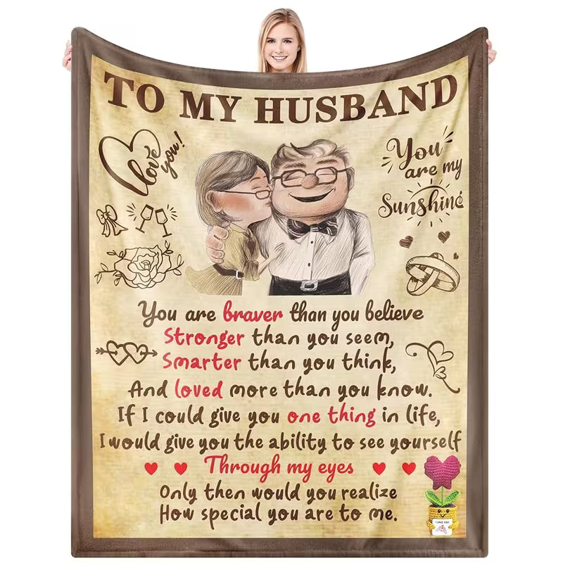 Special Gift For Your Husband Blanket - BLANKETS FROM WIFE 24