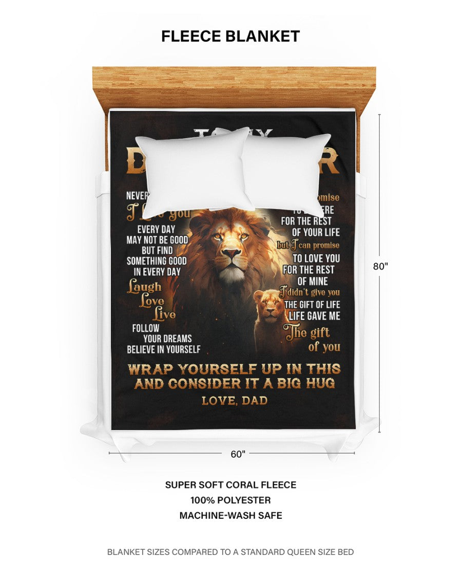 Special Gift For Your Daughter Blanket - BLANKETS FROM DAD 095