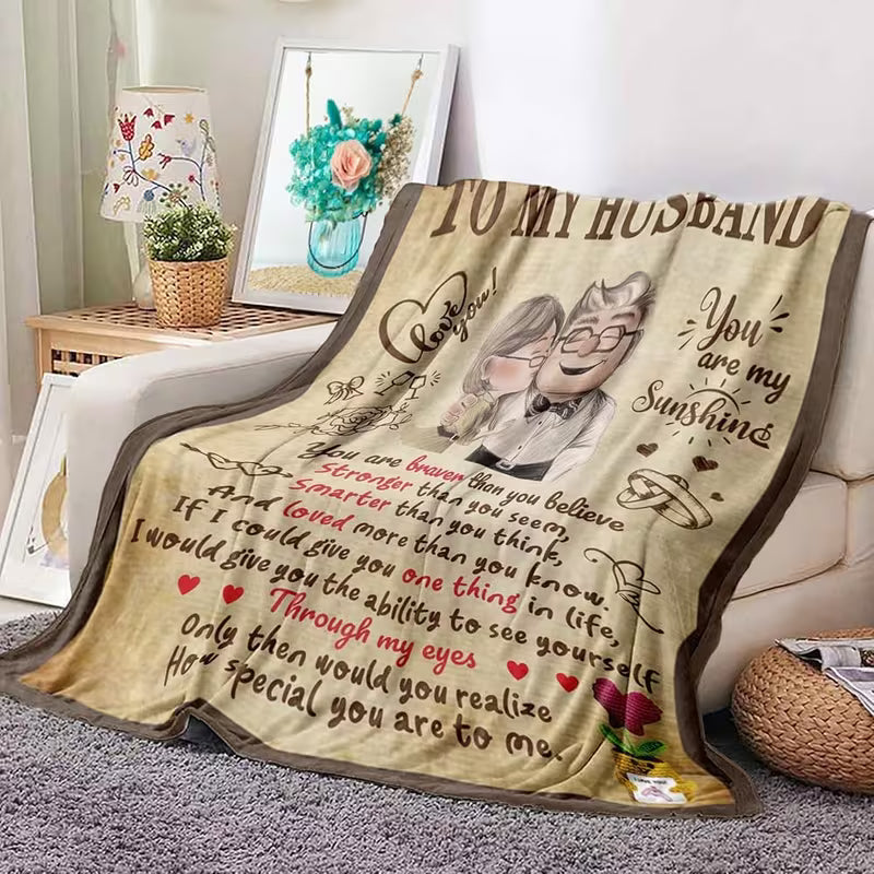 Special Gift For Your Husband Blanket - BLANKETS FROM WIFE 24