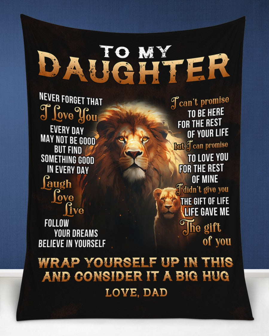 Special Gift For Your Daughter Blanket - BLANKETS FROM DAD 095