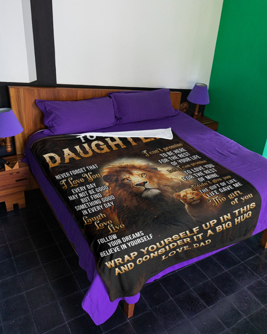 Special Gift For Your Daughter Blanket - BLANKETS FROM DAD 095