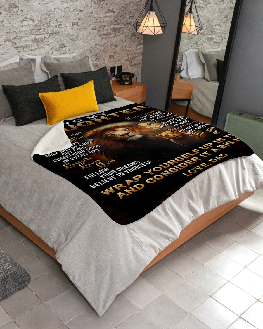 Special Gift For Your Daughter Blanket - BLANKETS FROM DAD 095
