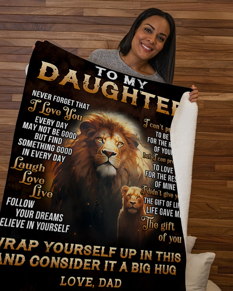 Special Gift For Your Daughter Blanket - BLANKETS FROM DAD 095