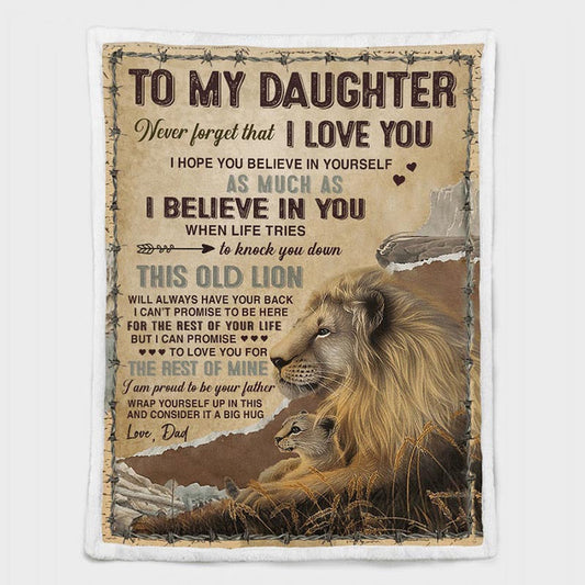 Special Gift For Your Daughter Blanket - BLANKETS FROM DAD 119