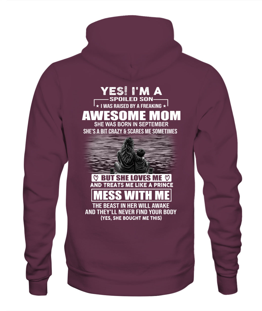 YES IM A SPOILED SON US SKU 1042 09