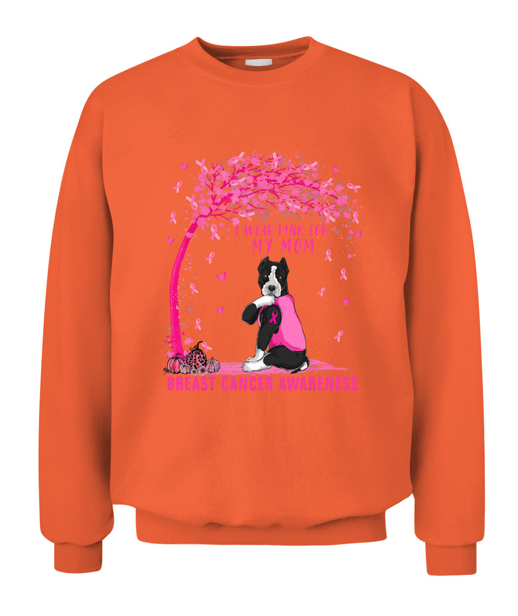 D4-I Wear Pink For My Mom Pitbull Dog Breast Cancer Awareness Essential T-Shirt