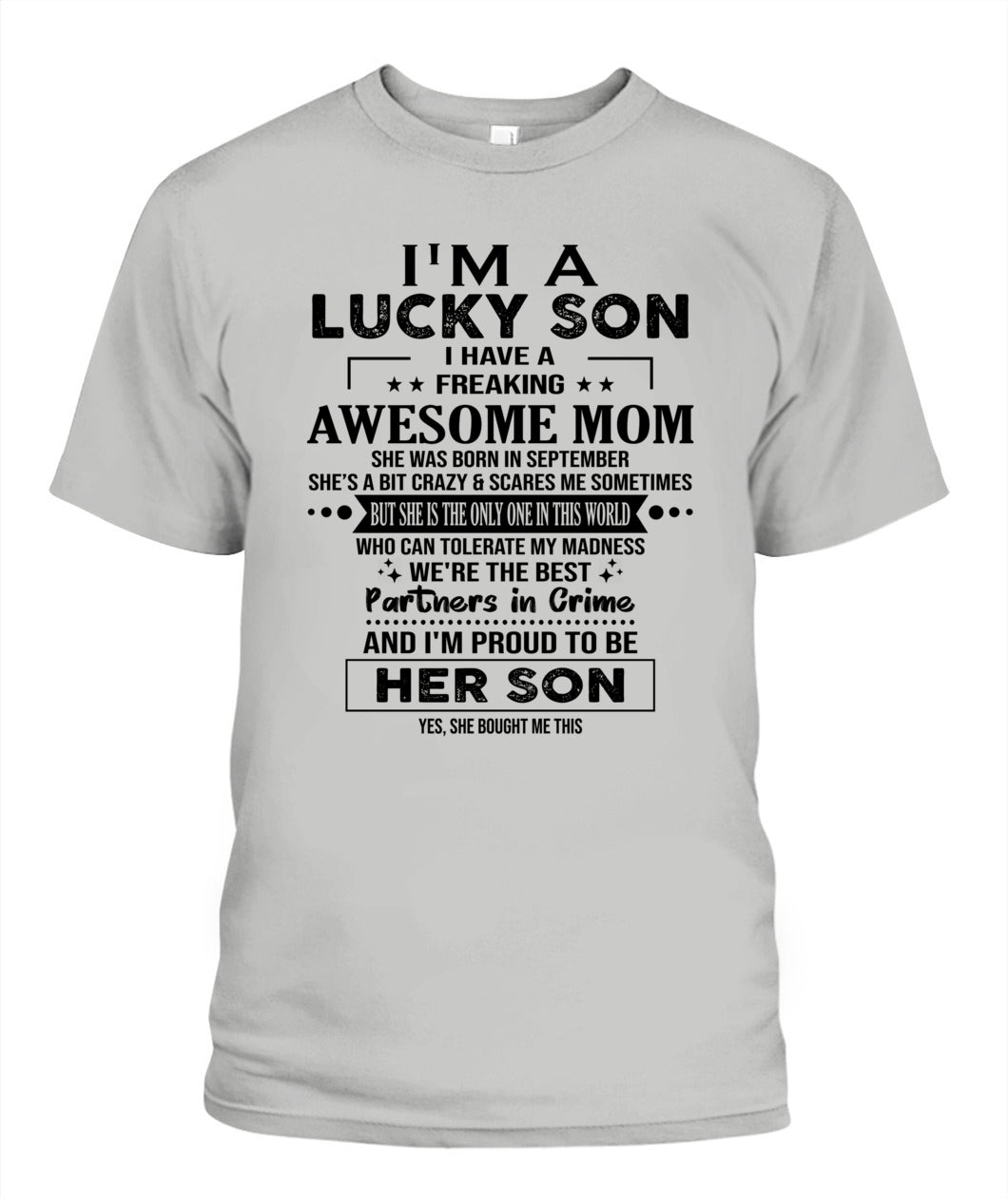 ICH BIN EIN GLÜCKLICHER SOHN, ICH HABE EINE UNGLAUBLICH TOLLE MAMA 09