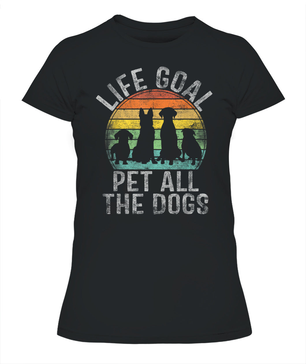 Chemise « Caresser tous les chiens » pour femmes et enfants amusante – Animaux SKU10