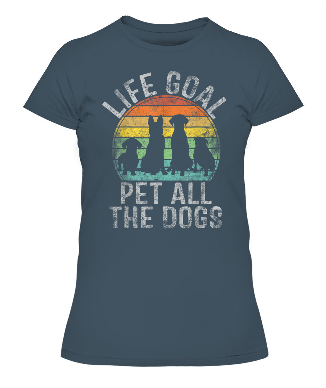 Chemise « Caresser tous les chiens » pour femmes et enfants amusante – Animaux SKU10