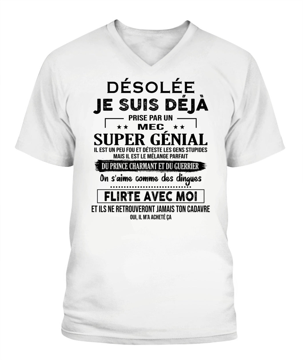 DÉSOLÉE JE SUIS DÉJÀ PRISE PAR UN Fr SKU65 00