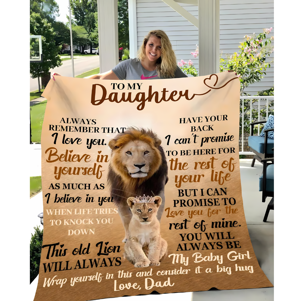 Special Gift For Your Daughter Blanket - BLANKETS FROM DAD 085