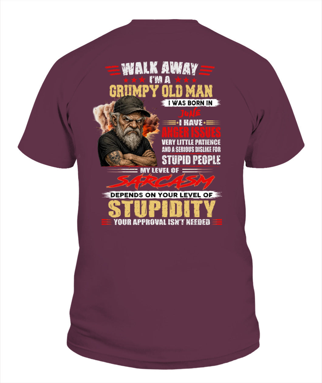 WALK AWAY IM A GRUMPY OLD MAN US SKU62 06