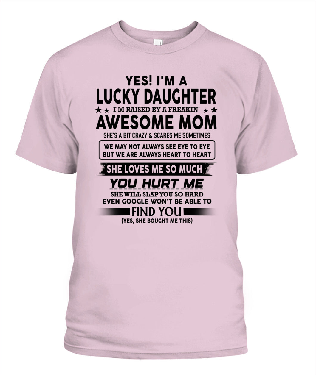 YES IM A LUCKY DAUGHTER IM RAISED BY A FREAKIN 00