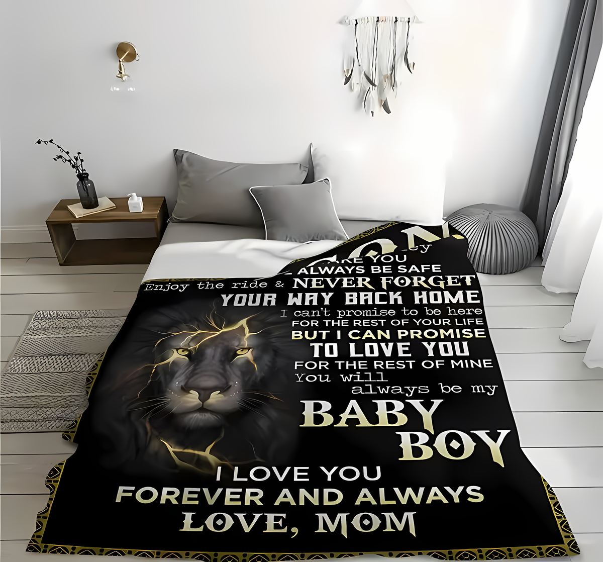 Special Gift For Your Son Blanket - BLANKETS FROM MOM 142