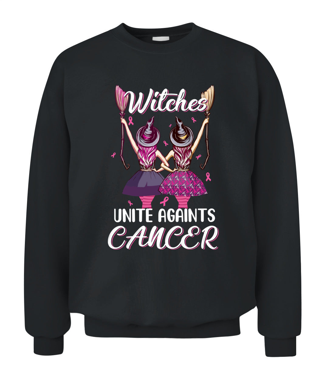 Witches Unite Against Breast Cancer Wear Pink Halloween Classic T-Shirt Essential T-Shirt