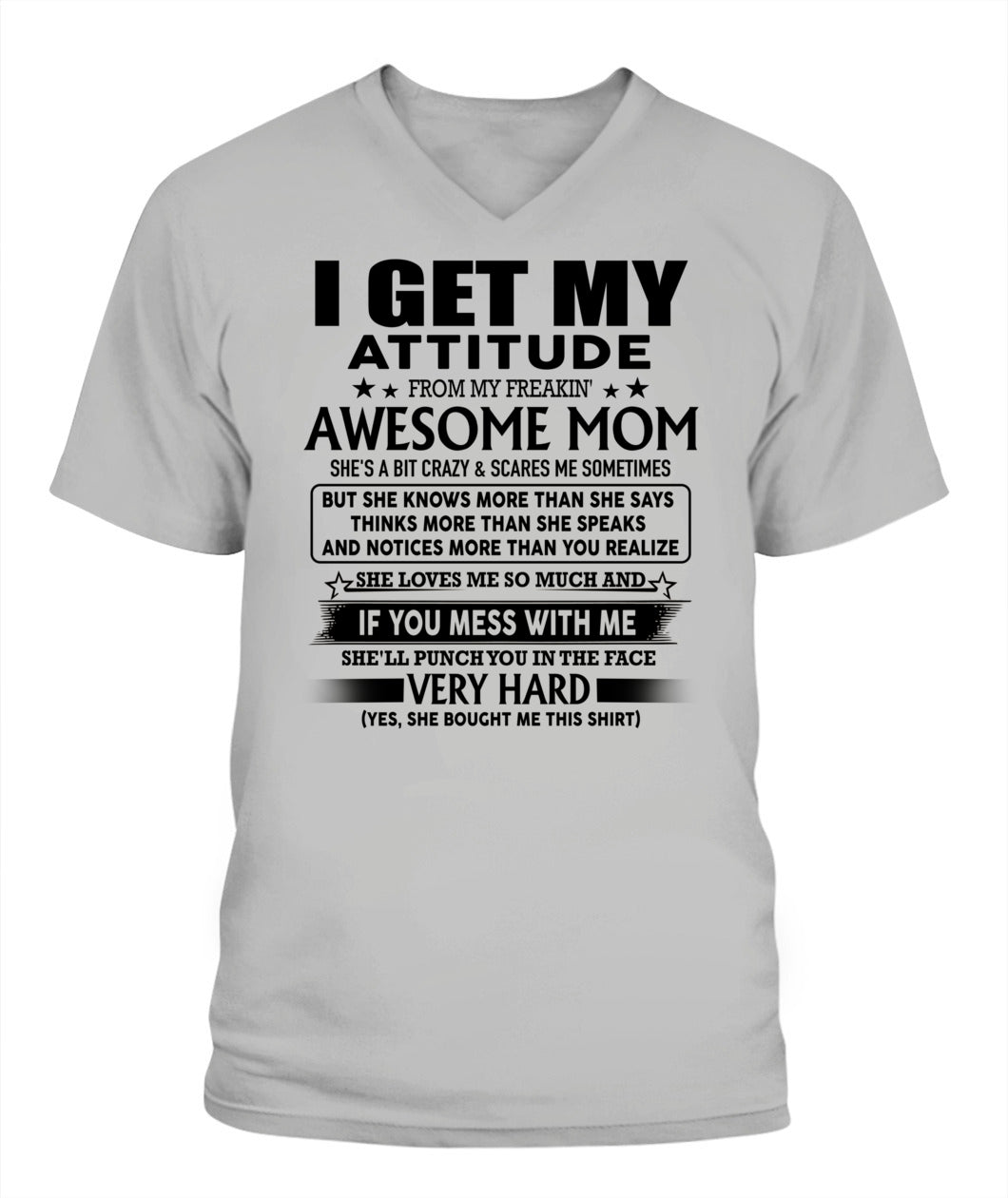 ICH HABE MEINE EINSTELLUNG VON MEINER FANTASTISCHEN MUTTER - Bur - GESCHENKE FÜR MÜTTER