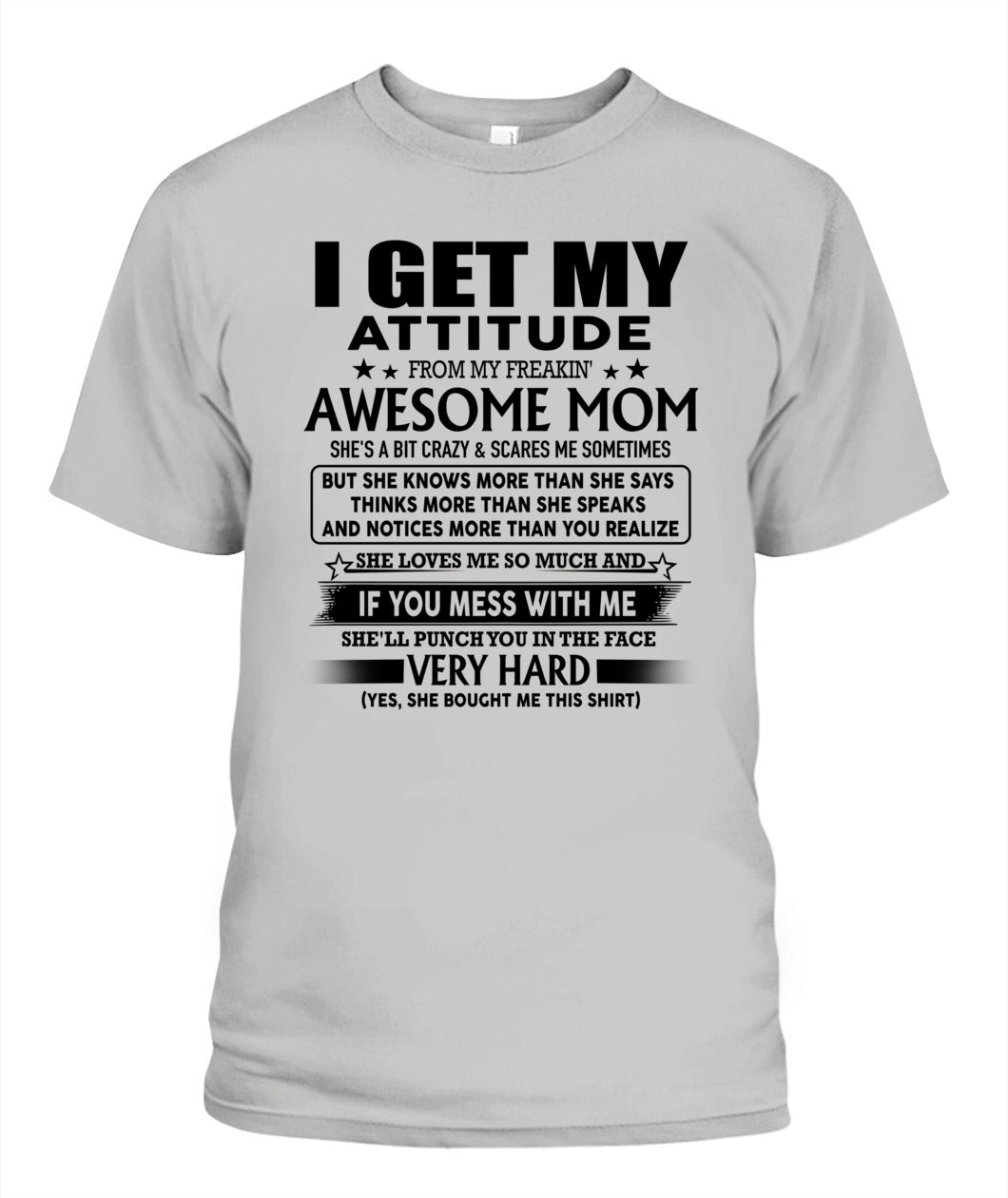 ICH HABE MEINE EINSTELLUNG VON MEINER FANTASTISCHEN MUTTER - Bur - GESCHENKE FÜR MÜTTER